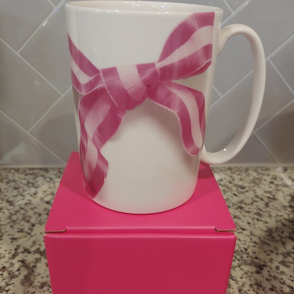Kate Spade bow mug cup